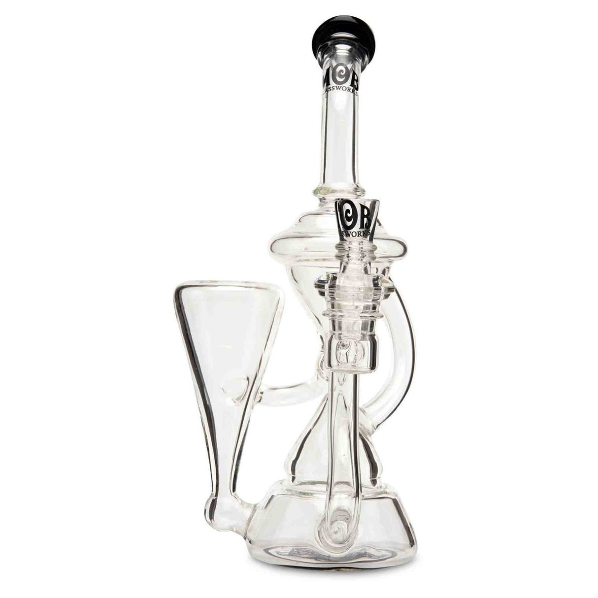 MOB Glass Zenith Recycler black concentrate dab rig