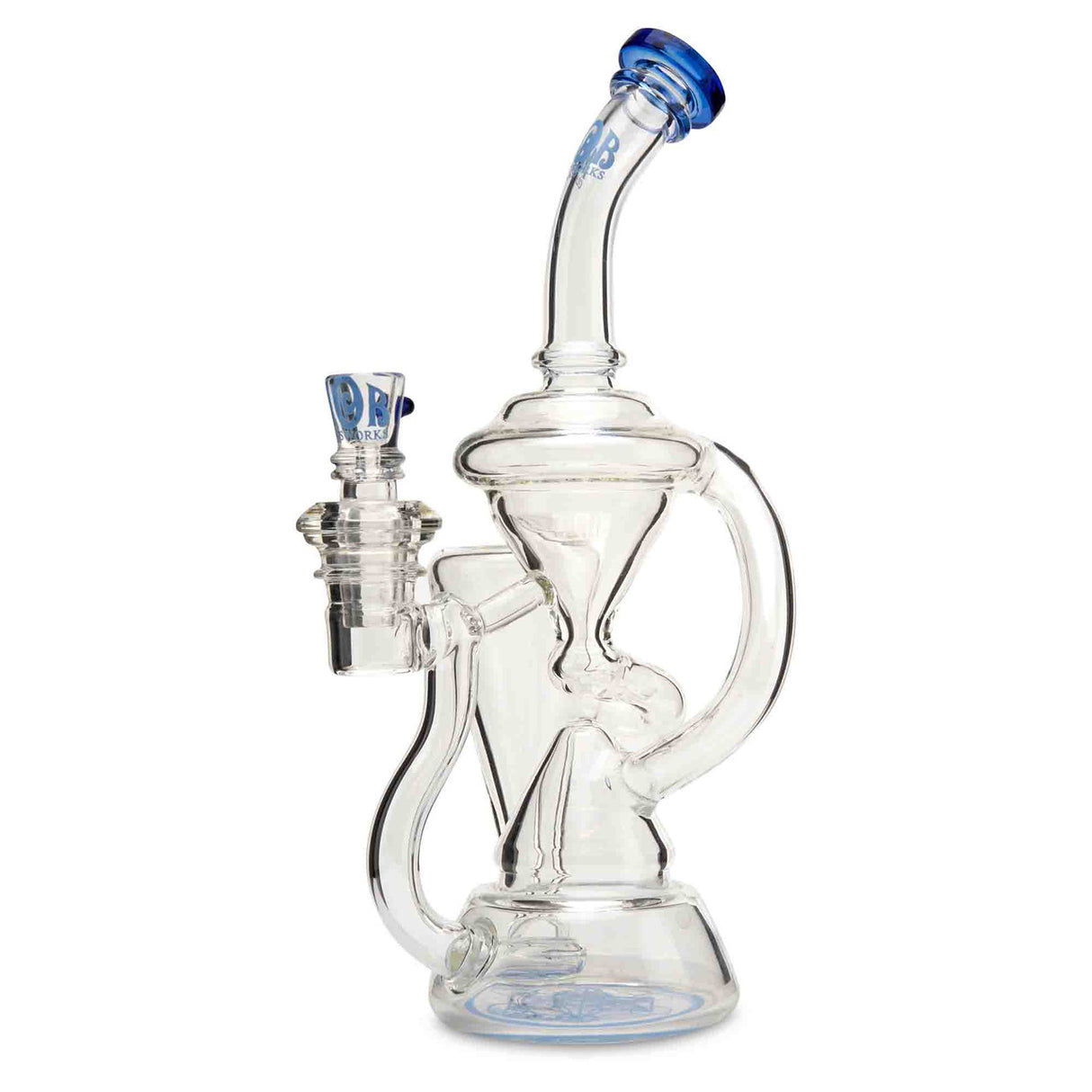 MOB Glass Zenith Recycler blue dabs