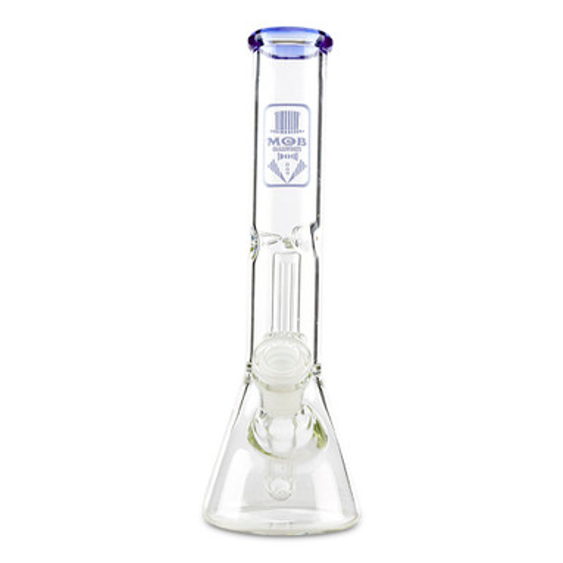 mob glass blue water pipe with shower head beaker for sale online cheap bong