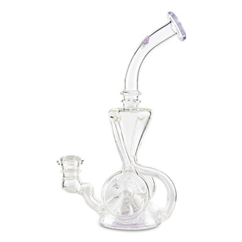 dual disc perc recycler water bong