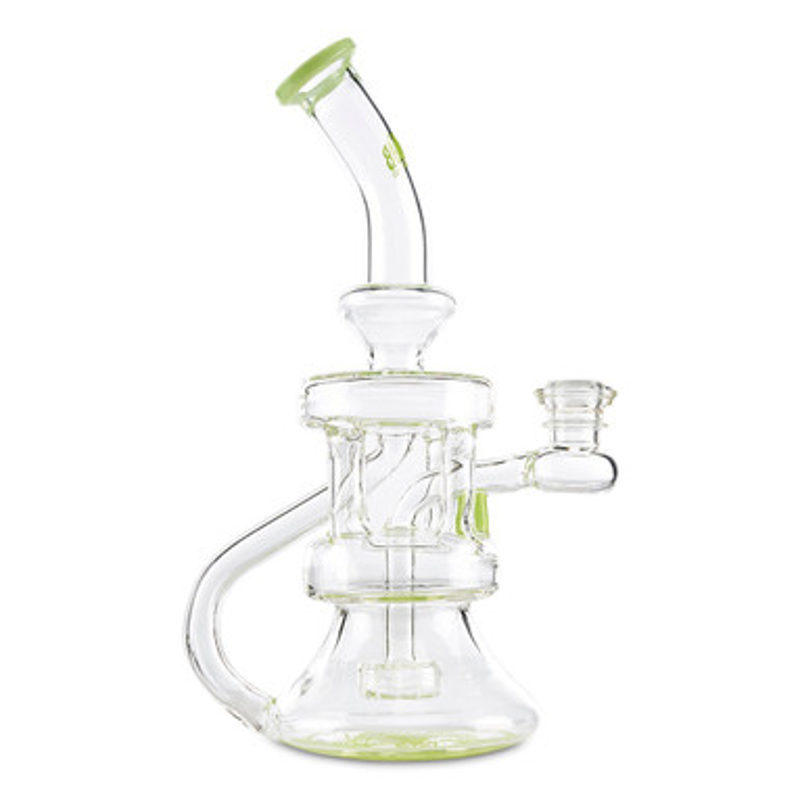 Mob Glass Quad Pillar Recycler Dab Rig 6