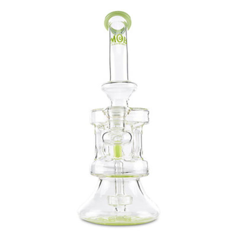 Mob Glass Quad Pillar Recycler Dab Rig 7