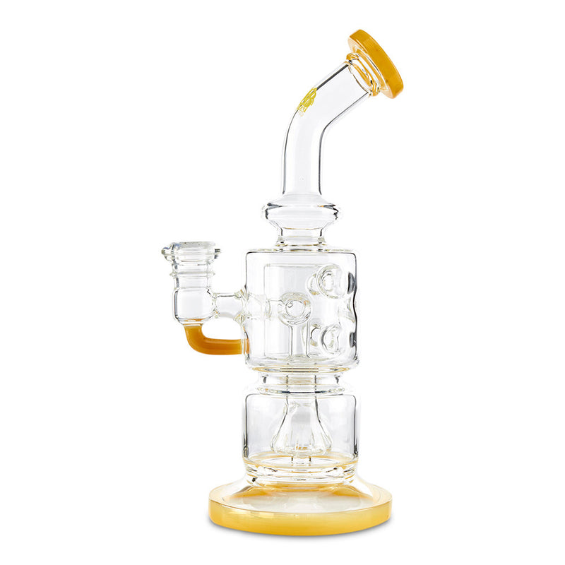 Mob Glass Straight Fab sideview in the color yellow