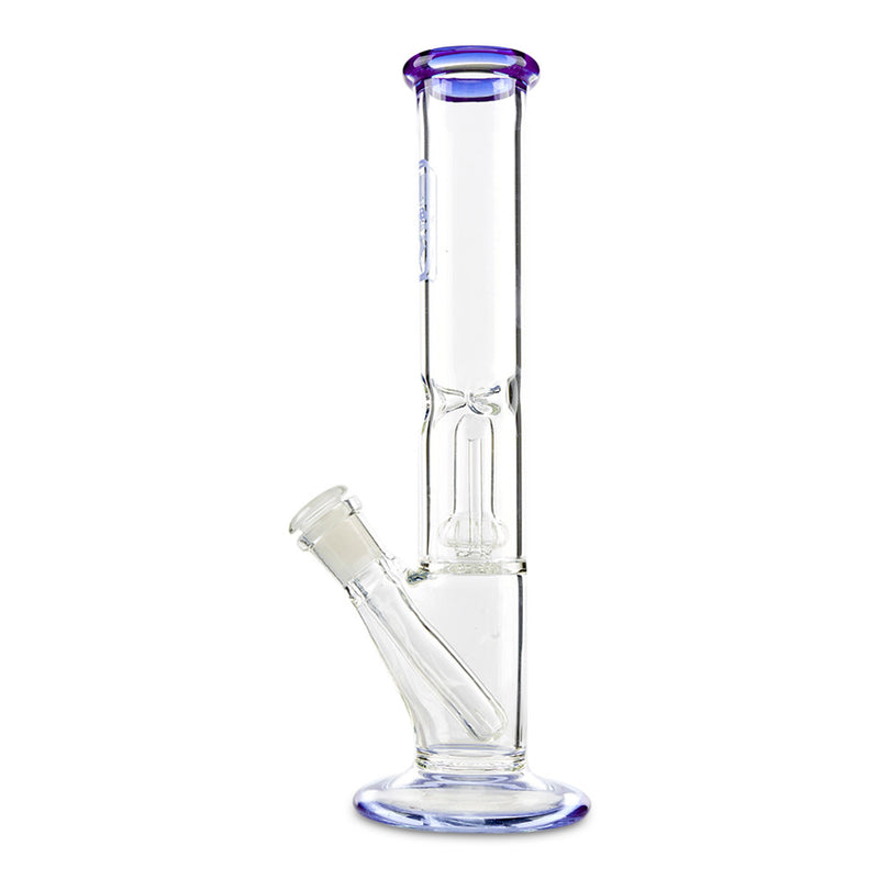 Mob Glass Showerhead Straight Tube blue sideview