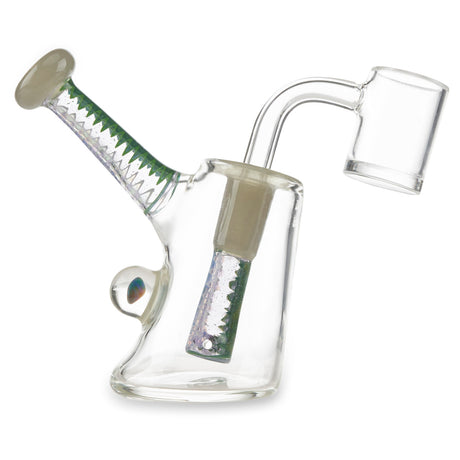 natey love zipper bubbler green wig wag dab rig