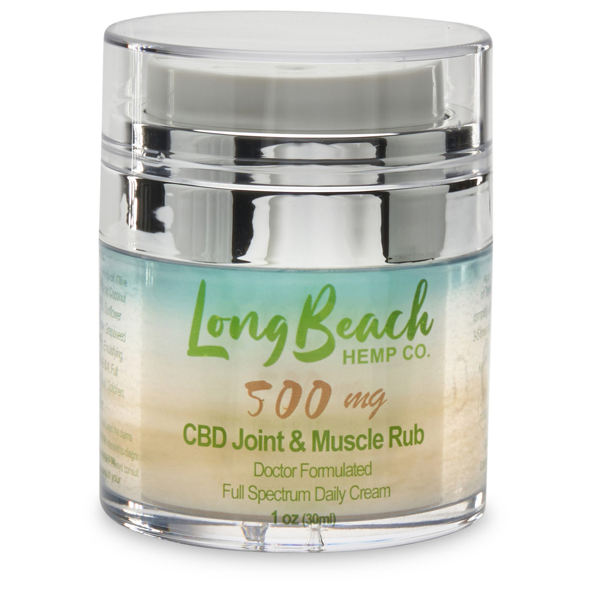 Long Beach Hemp Co. Full Spectrum 500mg CBD Joint & Muscle Cream