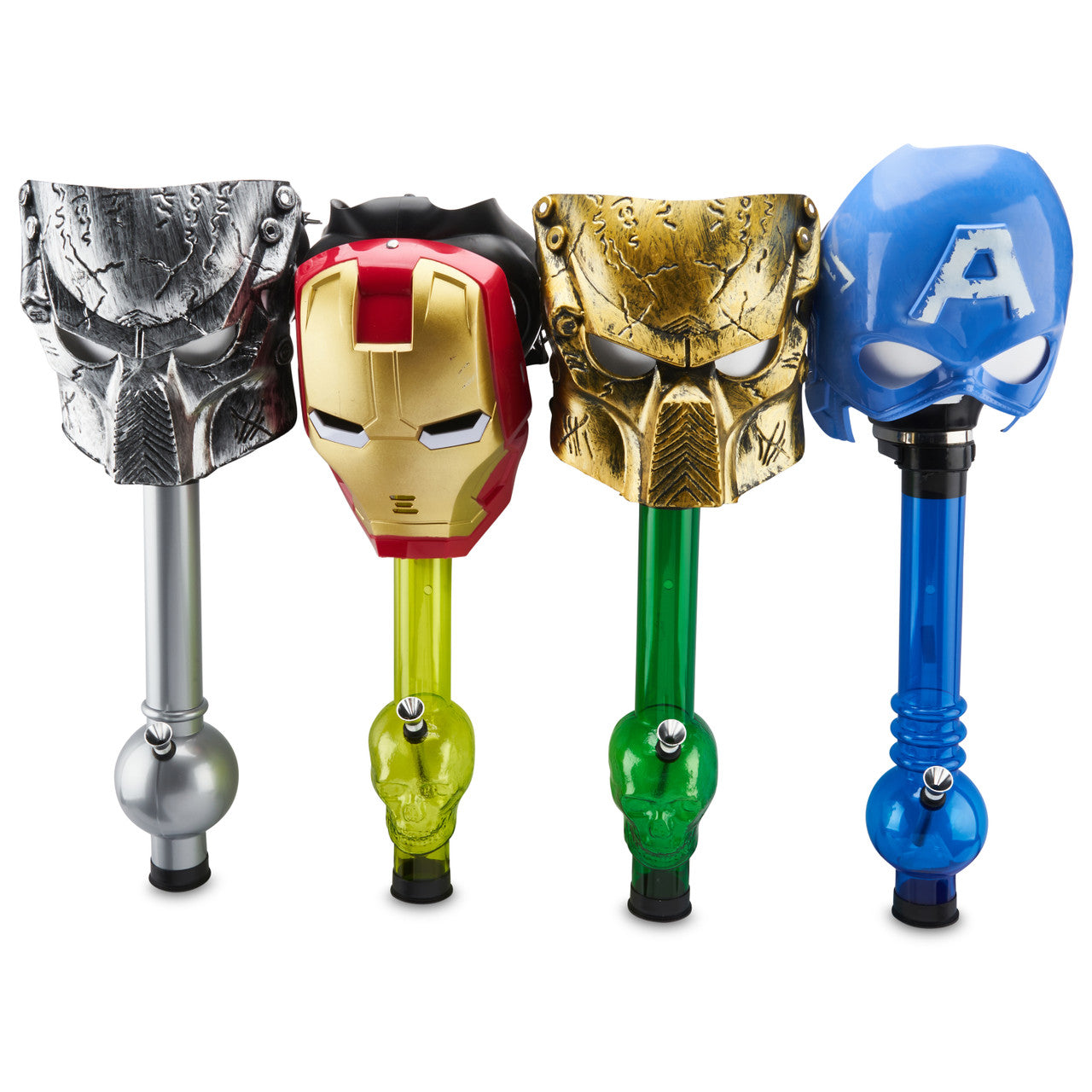 Superhero Gas Mask Pipes