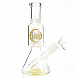 Olympus Mini Beaker Water Pipe with Perc and Colored Logo and base 7