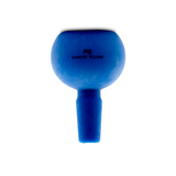 blue silicone slide side view