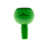 green silicone slide side view