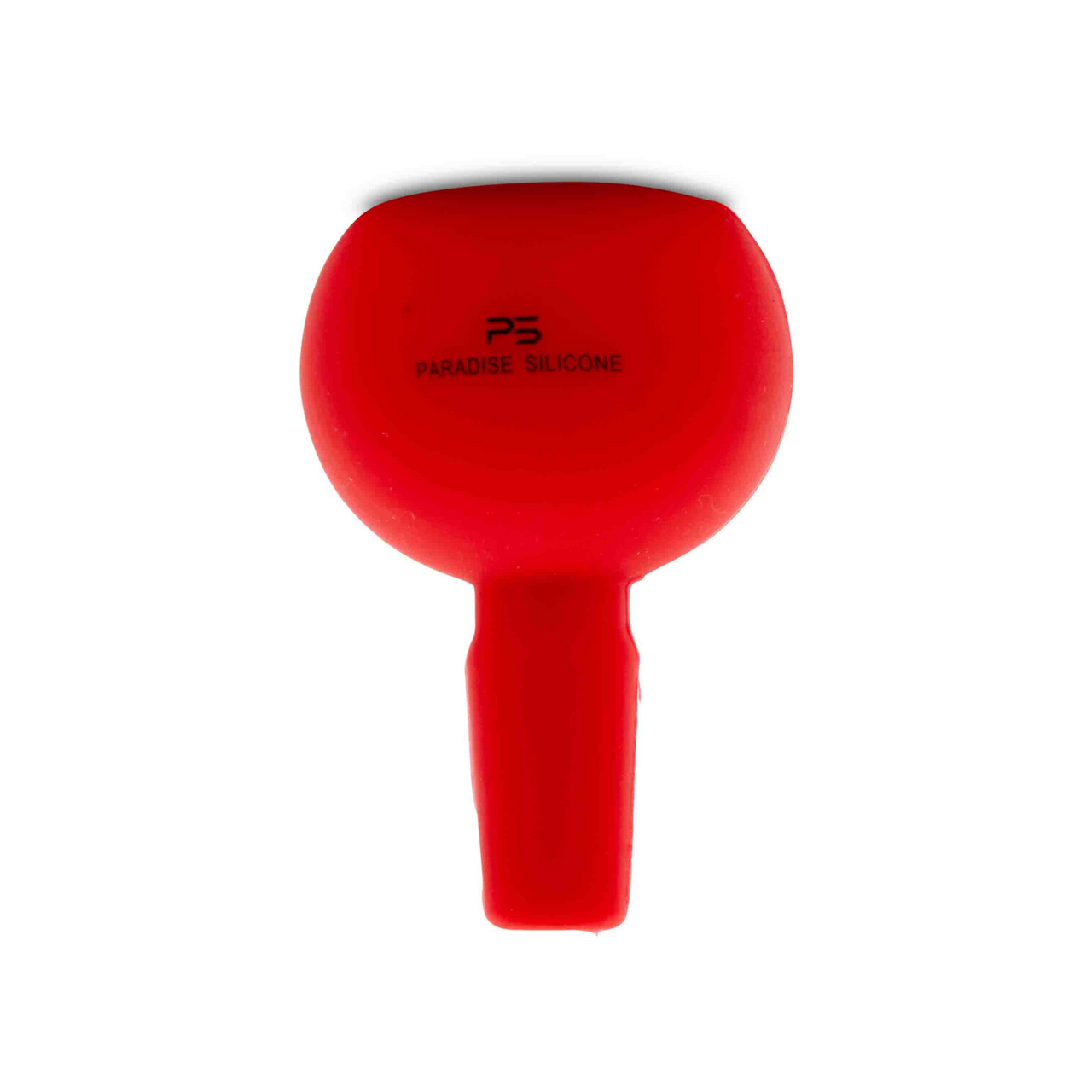 red silicone slide side view