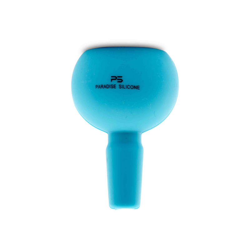 turquoise silicone slide side view