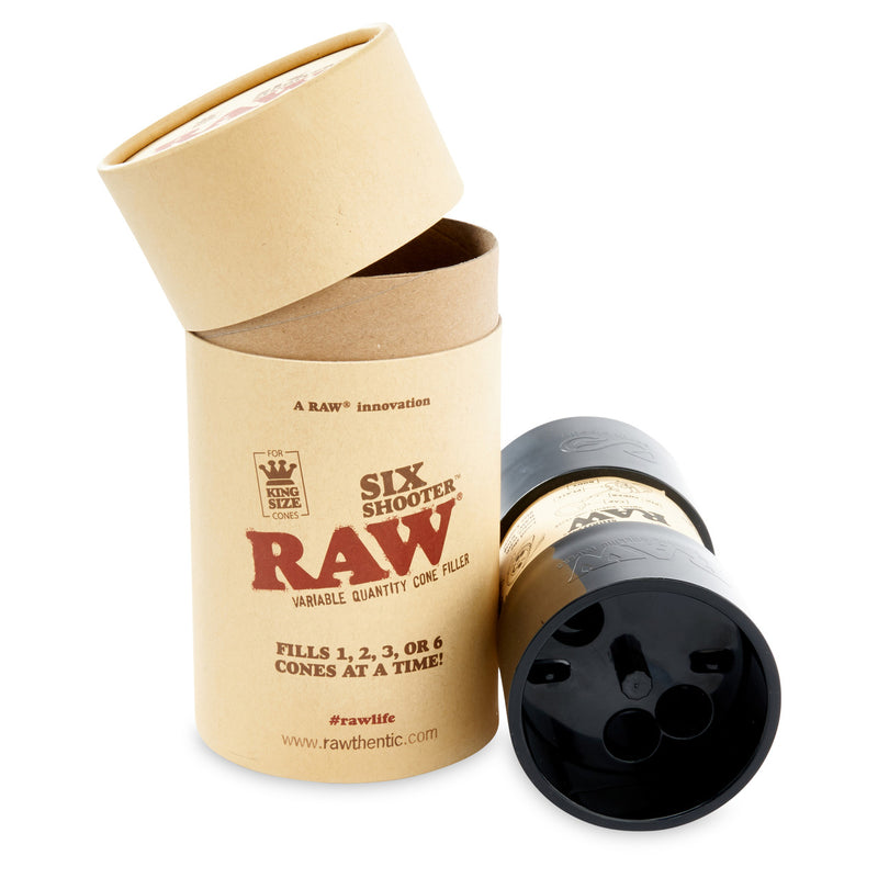 Raw Six Shooter King Size Cone Filler