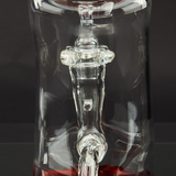 Skoeet Glass Spray Can Heady Dab Rig Clear/Red