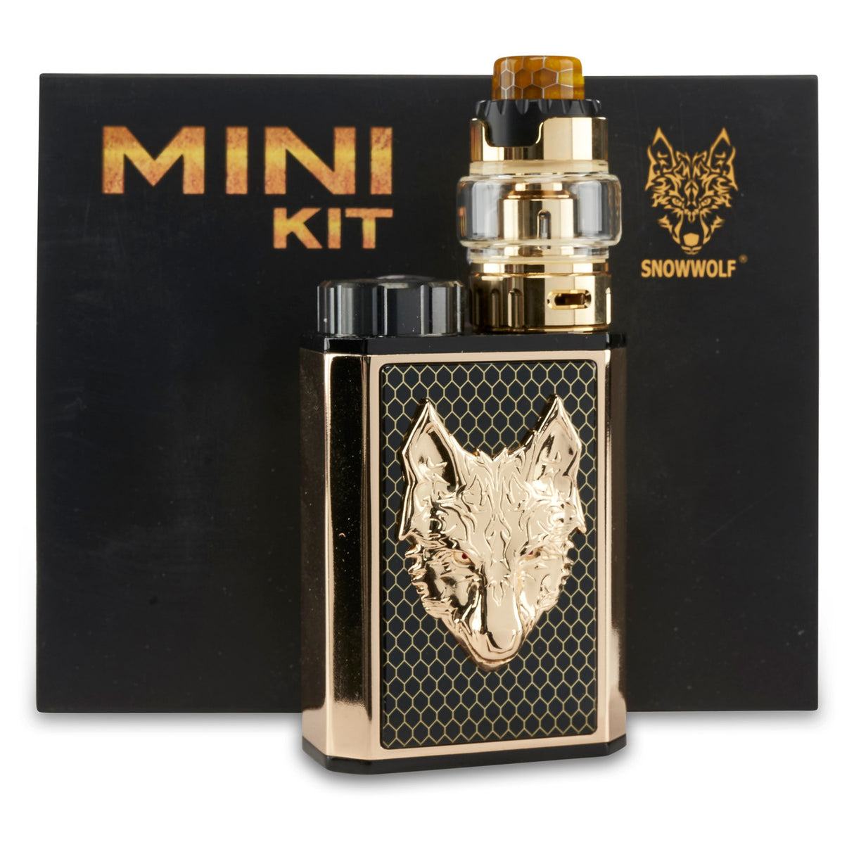 gold 100 w sigelei snowwolf starter kit with tank and mod