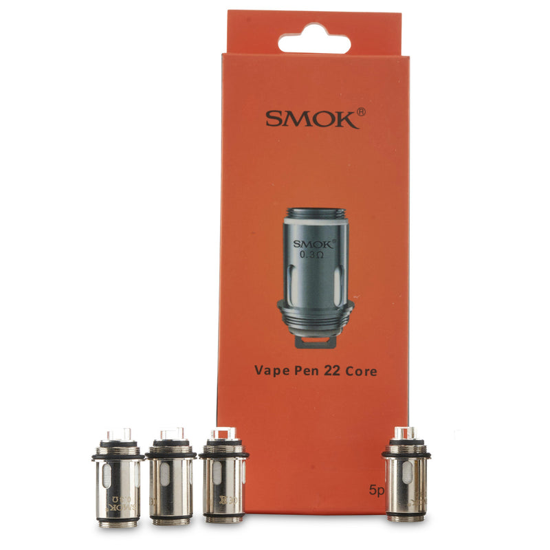 smok vape pen 22 ss NiCr coils .3 ohm 5 pack