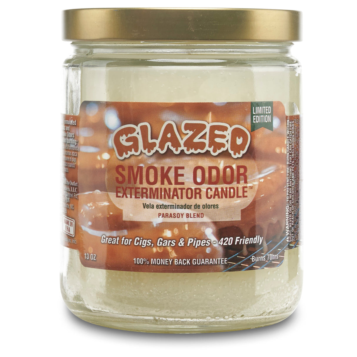 glazed smoke odor exterminator candle on sale at cloud 9 smoke co