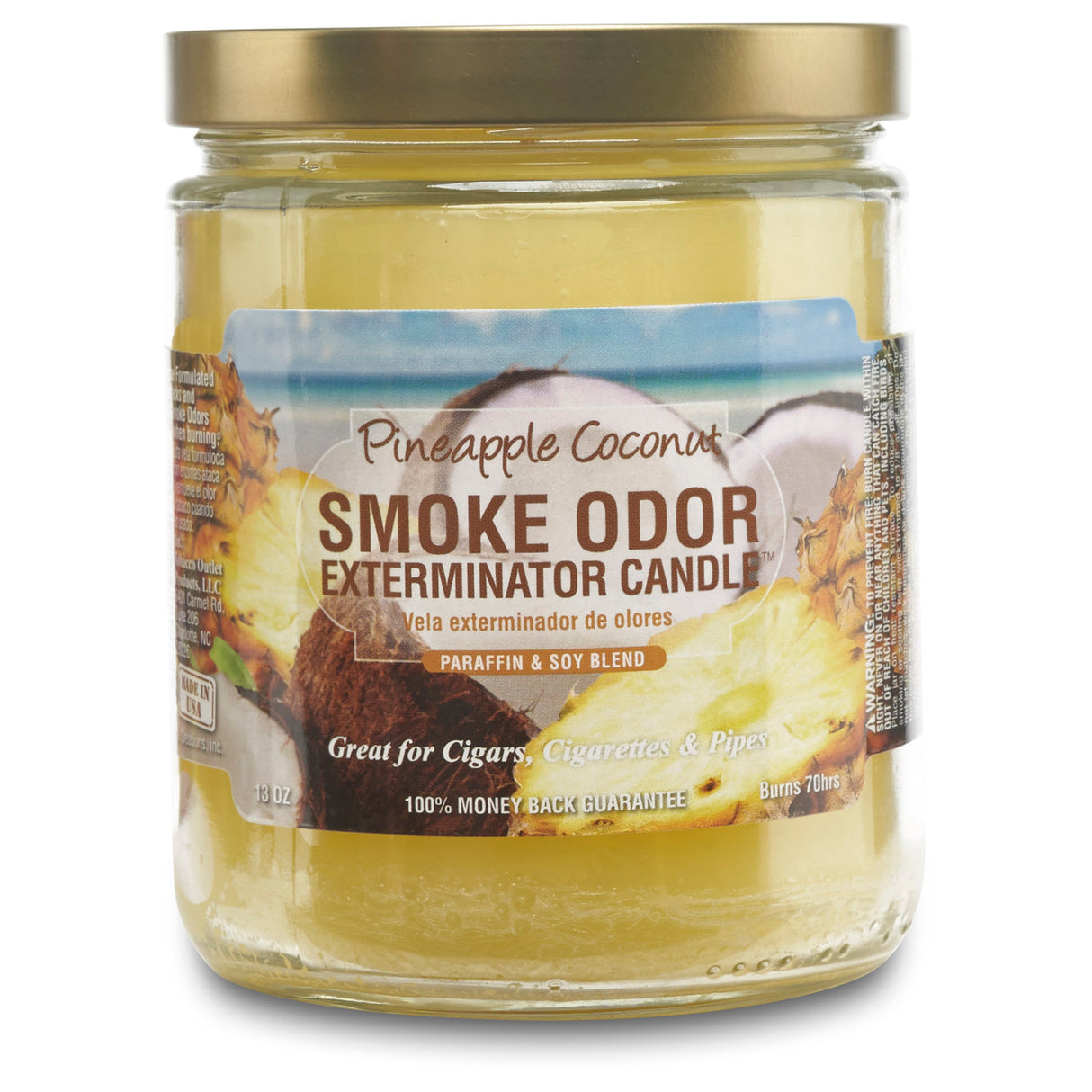 pineapple coconut smoke odor exterminator candle