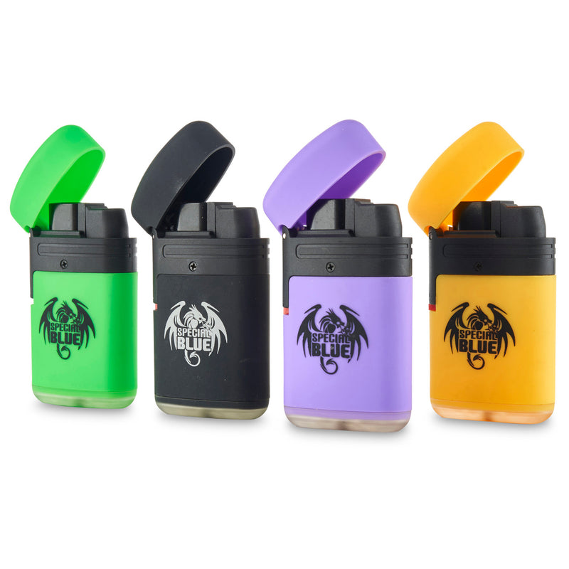 Special Blue Mini Rubber Torch Lighter