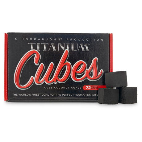 Titanium Cube Natural Hookah Coconut Coals