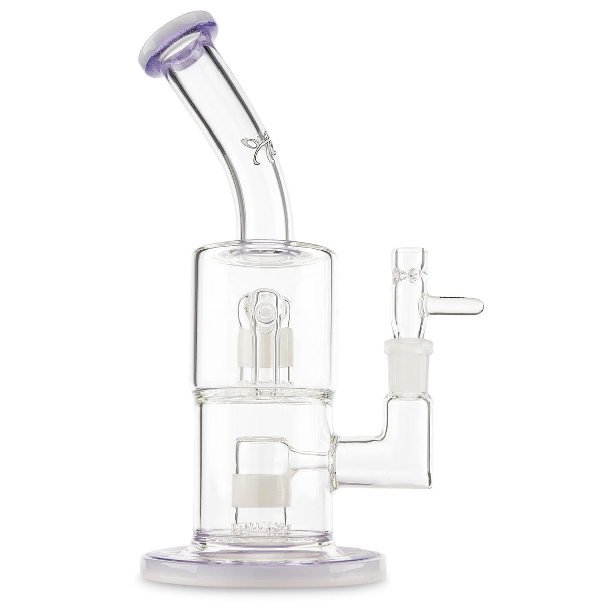 toro glass froth to froth purple and white colored glass