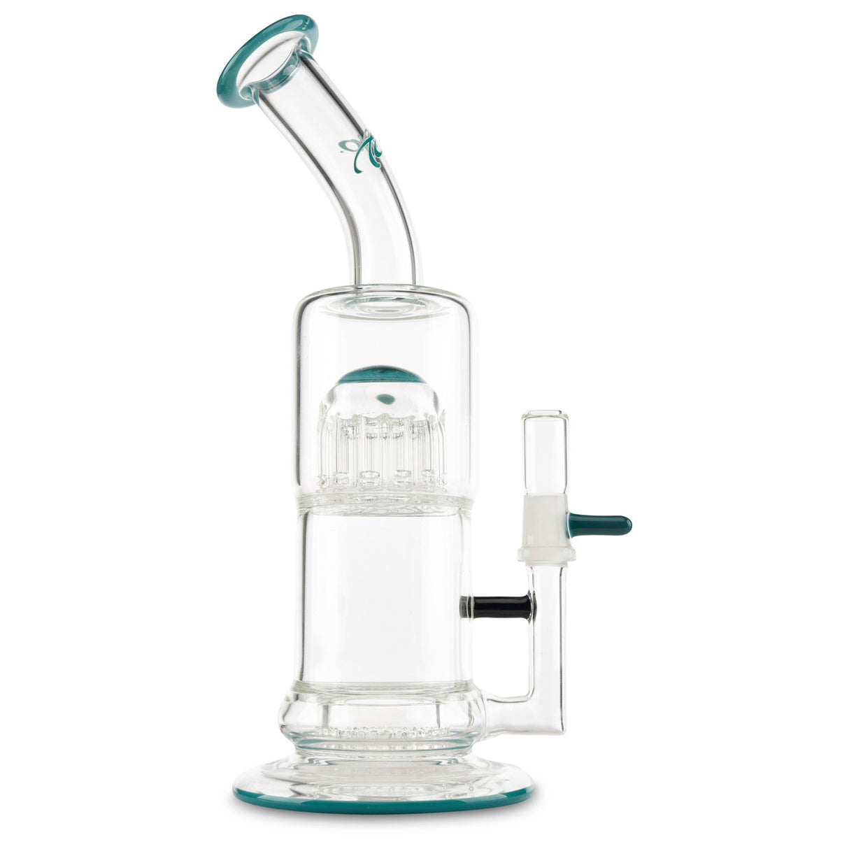 toro glass isf to 13 arm tree aqua azul high end dab rig