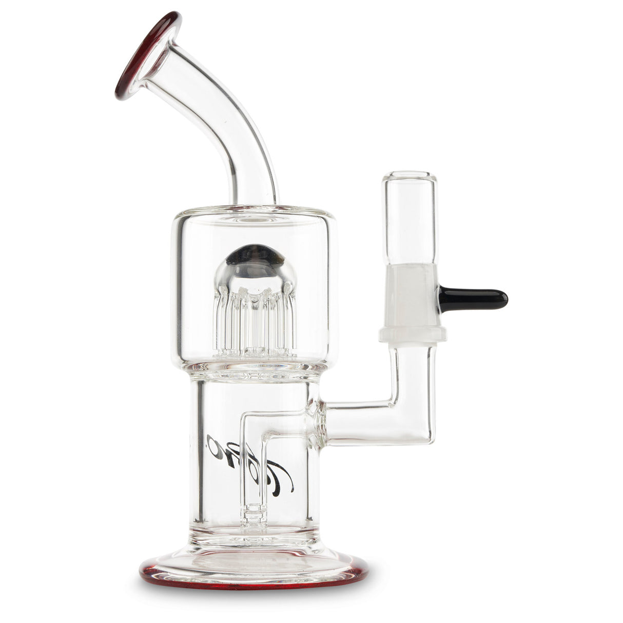 toro glass mac 8 steel wool and ruby red male jointed dab rig