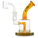 toro glass mac xl fumed green and amber colored glass rig online
