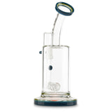 toro glass jet aqua azul and yellow high end dab rig for dabbing wax