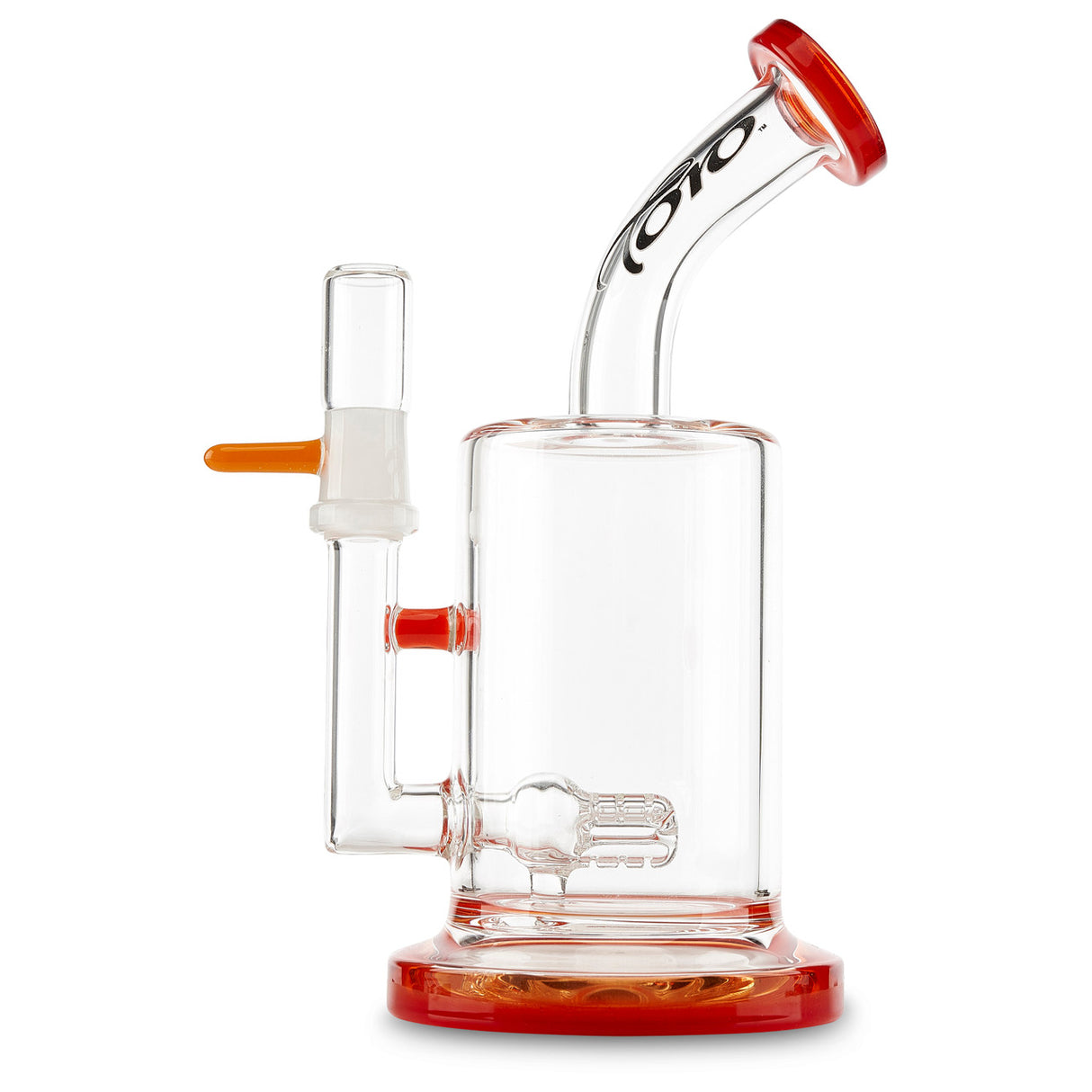 toro glass triple jet red and orange dab rig for sale online