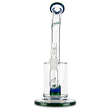 toro glass macro froth xxl green blue water pipe bong for dry herbs