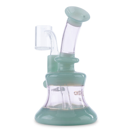 legend glass mint green banger hanger dab rig for smoking