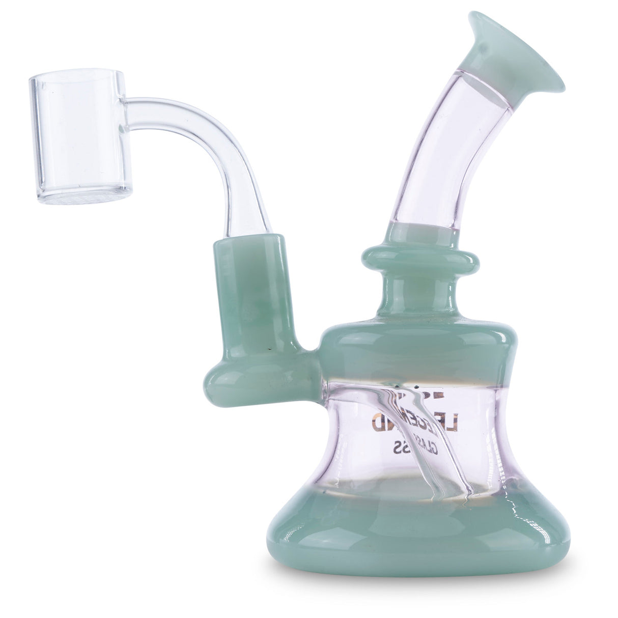legend glass showerhead dab rig banger hanger