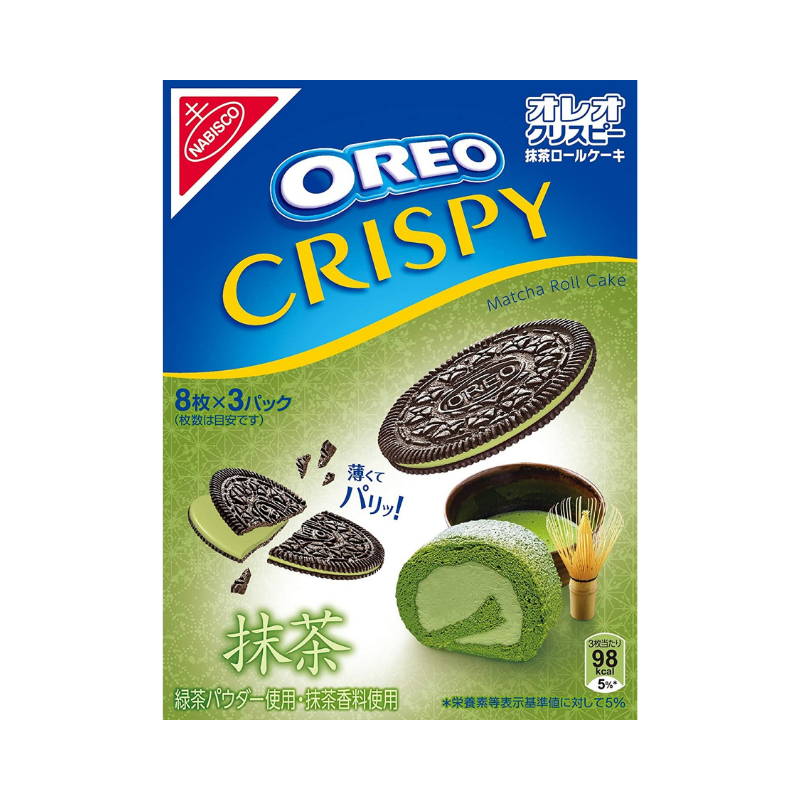 Oreo Crispy Matcha Rollcake Box