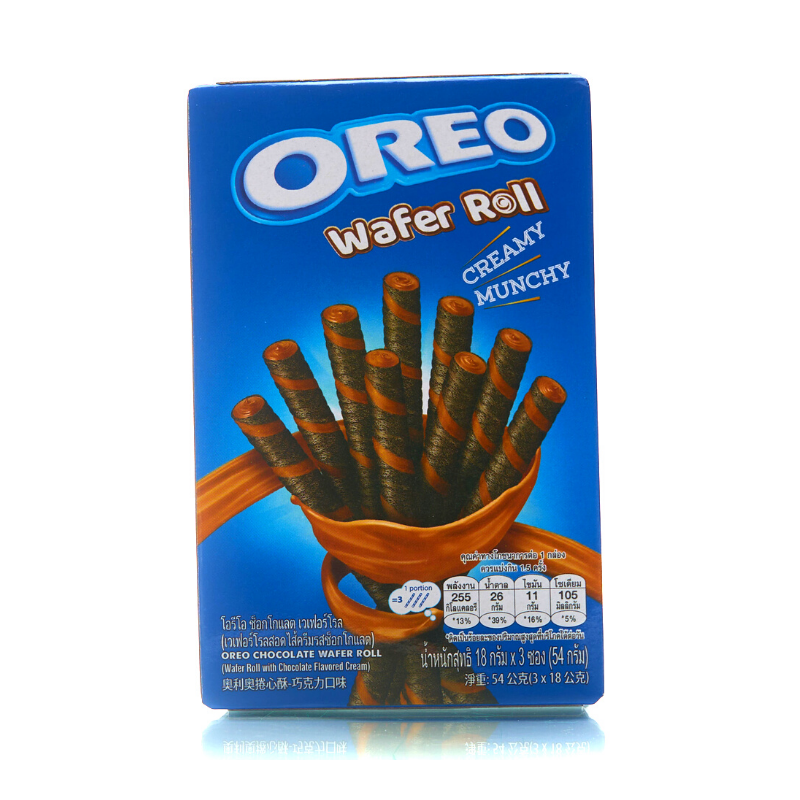 Exotic Oreo Wafer Rolls Chocolate Flavor