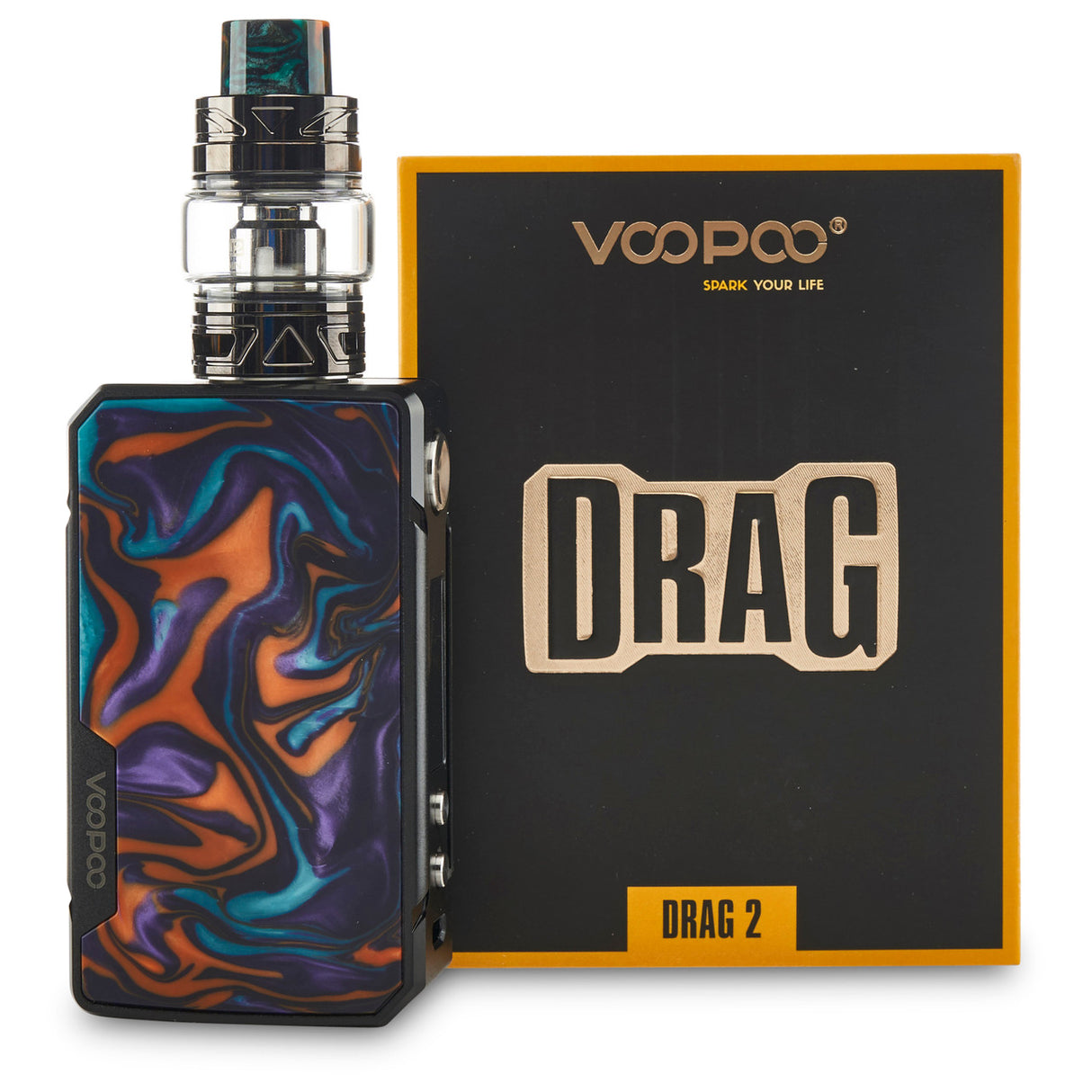 voopoo drag 2 swirly resin vape starter kit for sale online