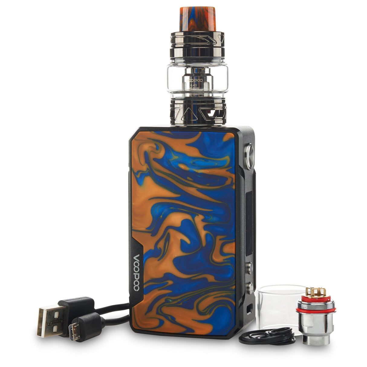 voopoo drag 2 vape starter kit box mod temperature control vape