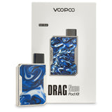 voopoo drag nano blue vape device with pods and coils