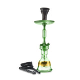 Zahrah Mini Ringer Hookah Complete Shisha Smoking Pipe Set Green