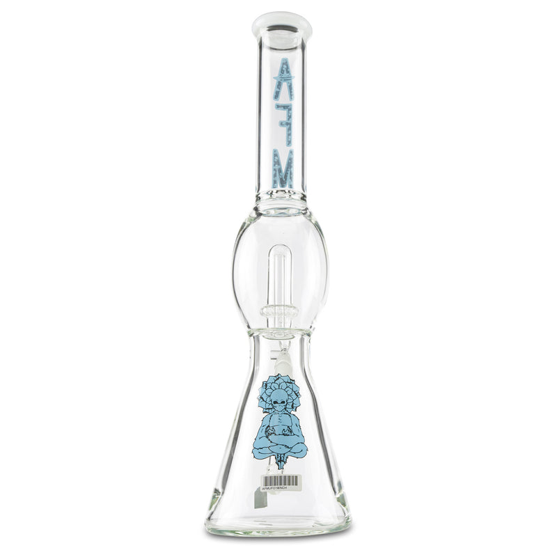 afm ufo perc glass bong blue pipe for smoking tobacco