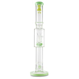 afm double perc straight tube water pipe for smoking herbs