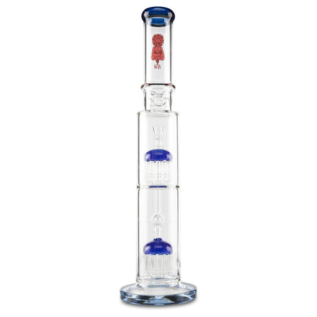 afm double tree perc dry herb straight tube bong for herbs