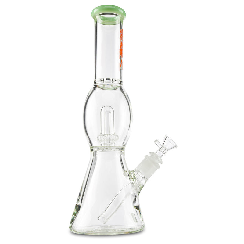 afm short red and green ufo perc beaker bottom waterpipe