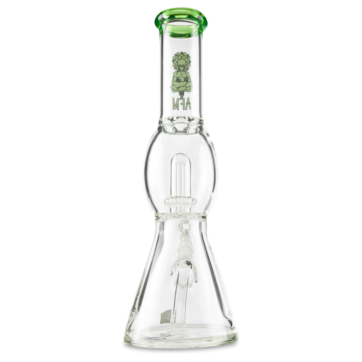 AFM Short UFO Perc Water Pipe  12 Dry Herb Beaker Bottom Pipe – CLOUD 9  SMOKE CO.