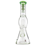 afm short green water pipe for smoking dry herbs and flower