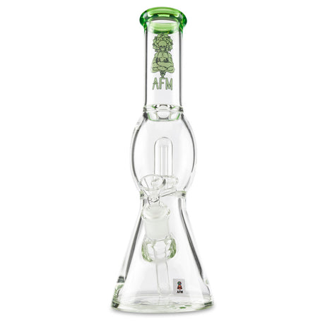 afm short green water pipe for smoking dry herbs and flower