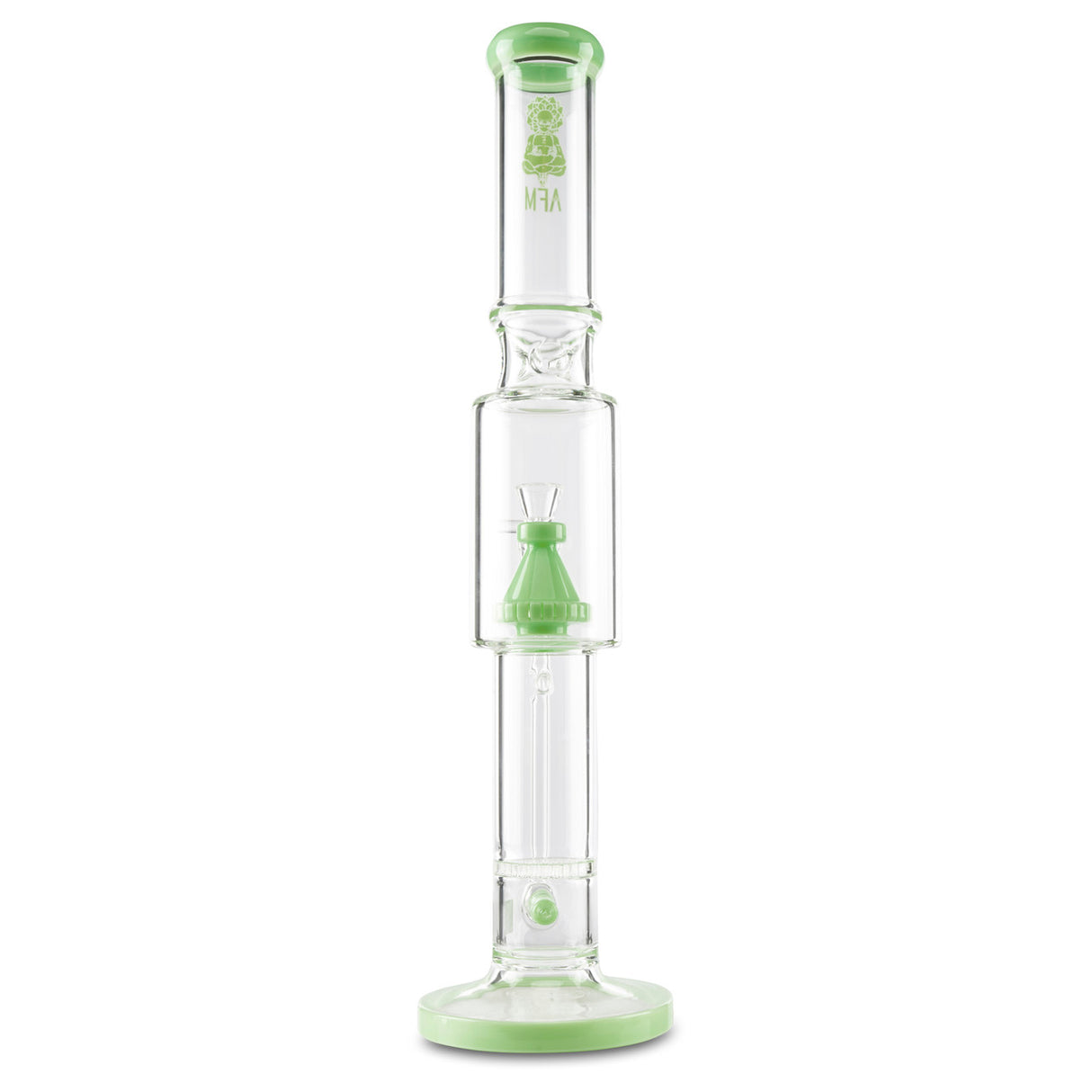 afm double perc water pipe glass bong for sale online