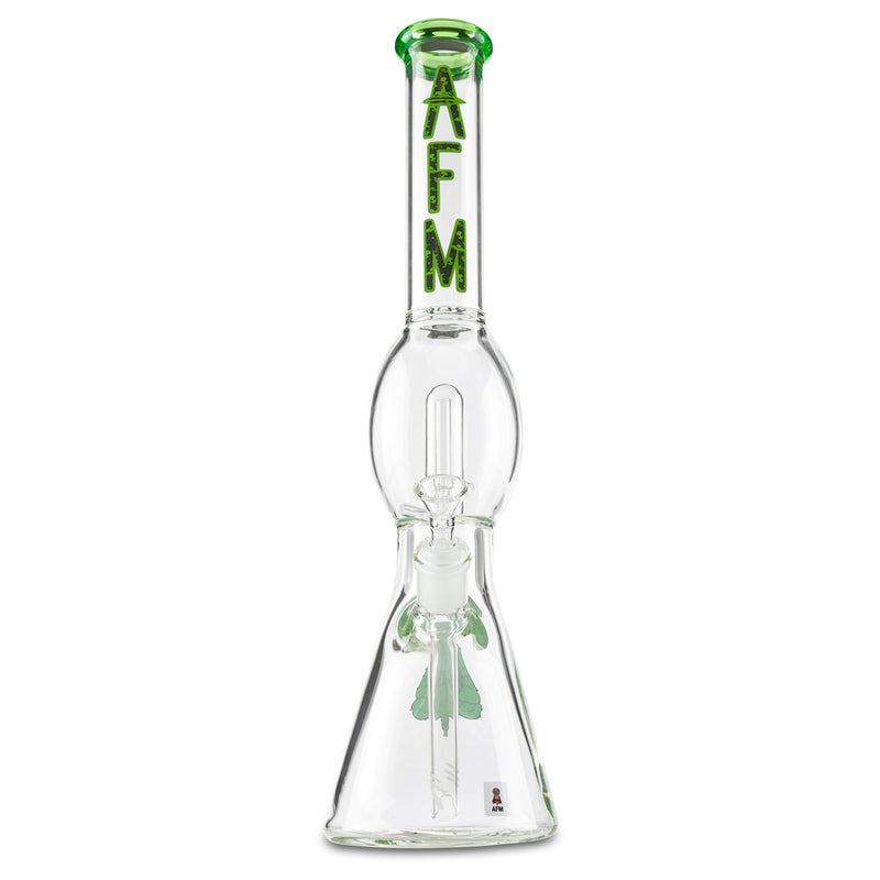 afm ufo perc water pipe dry herb glass bowl and downstem