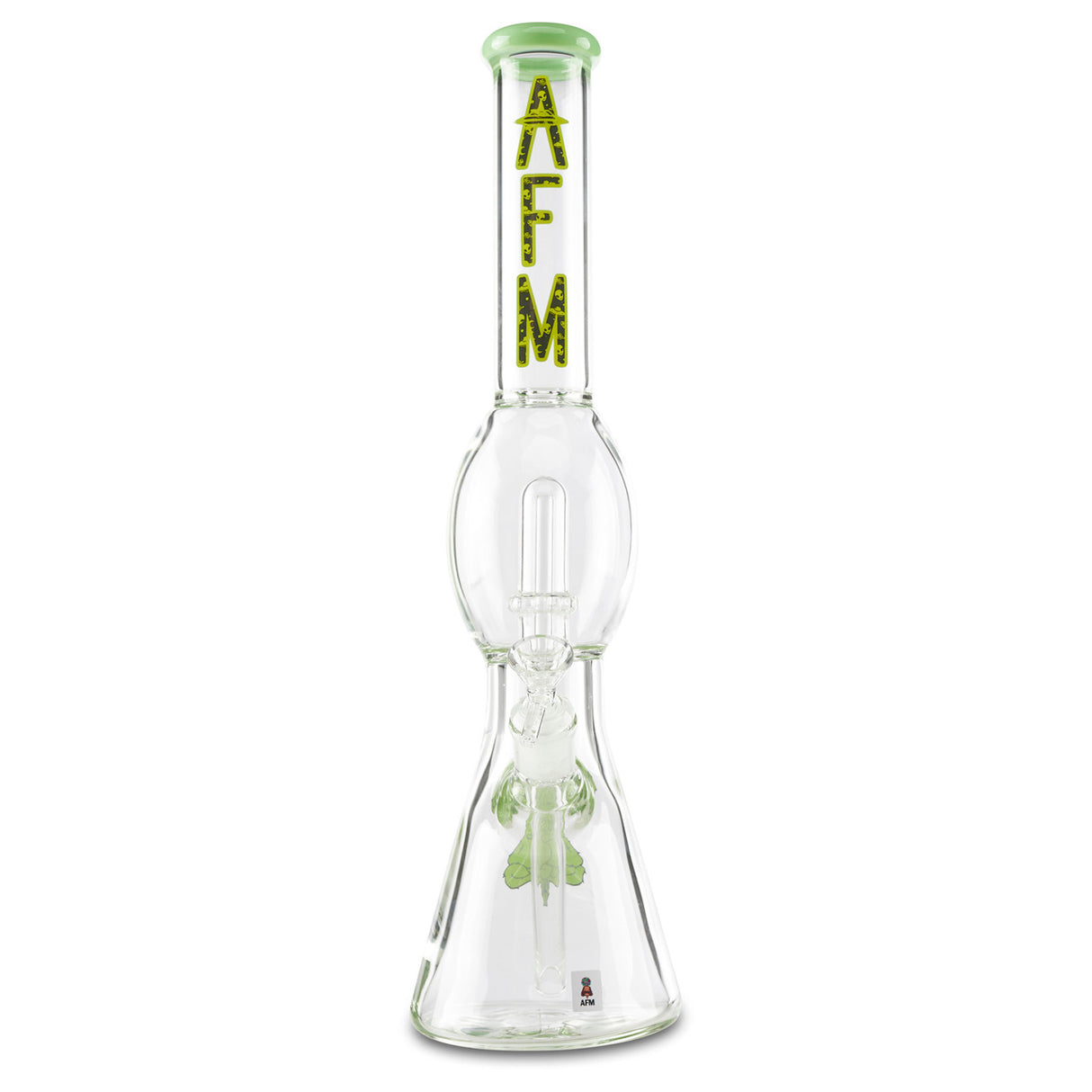 afm ufo perc 18 inch water pipe glass bong with 14mm slide