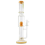 afm inline to ball perc straight tube water pipe for dry herbs